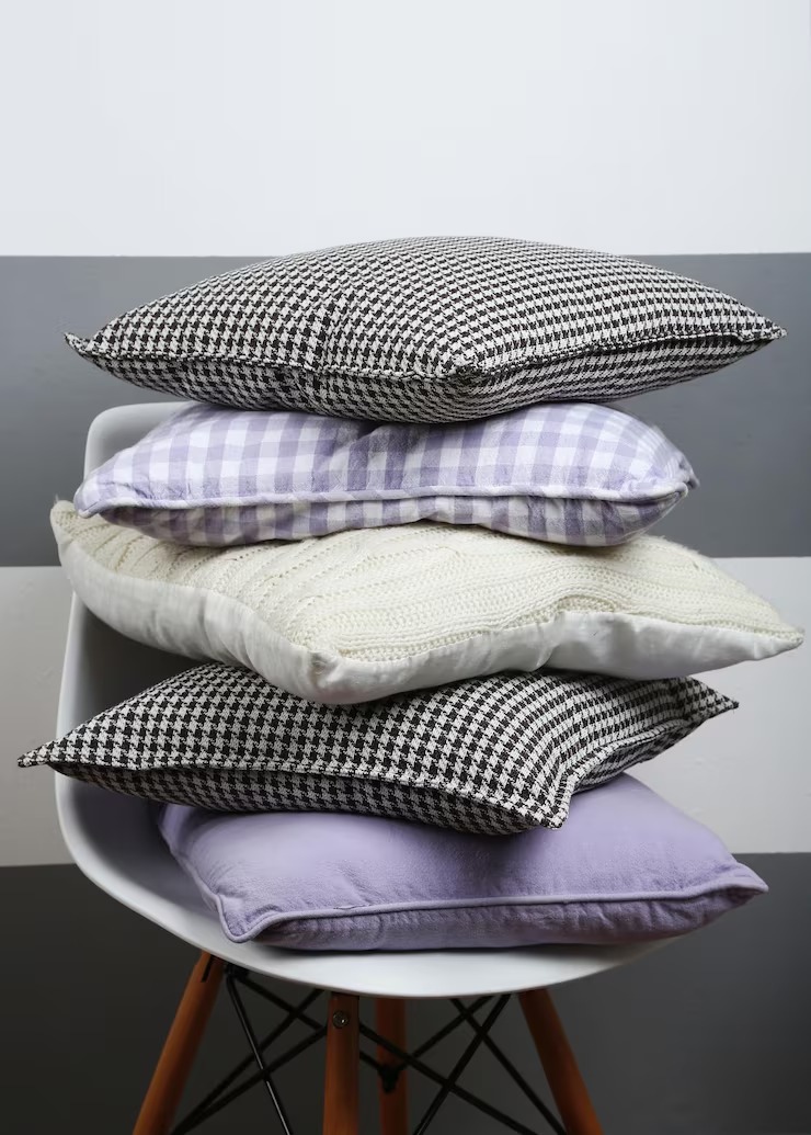 Cushions Covers Colorful Pillows Chair Striped Grey Wall 3 by Orient Uniforms for customers in Dubai, Abu Dhabi, Sharjah, Ajman and across the UAE